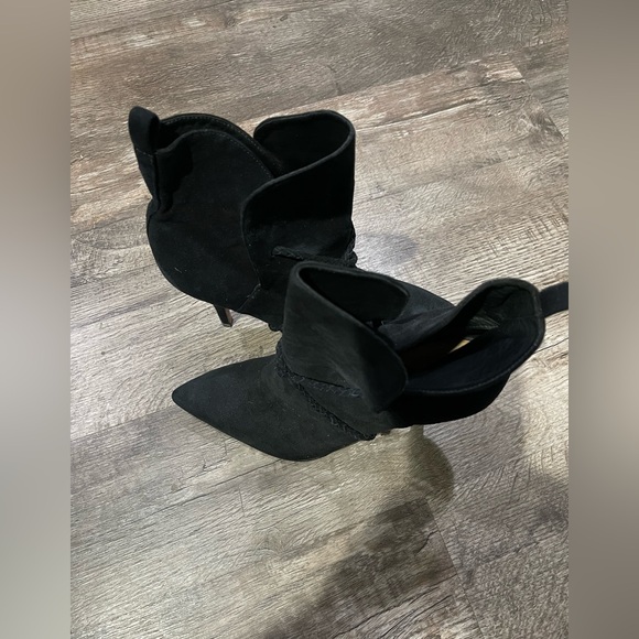 SCHUTZ Black Heeled Boots - Picture 1 of 7